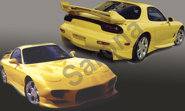 Custom 93-97 RX-7 Kit # 90-13  Coupe Body Kit (1993 - 1997) - $1190.00 (Manufacturer Sarona, Part #MZ-013-KT)